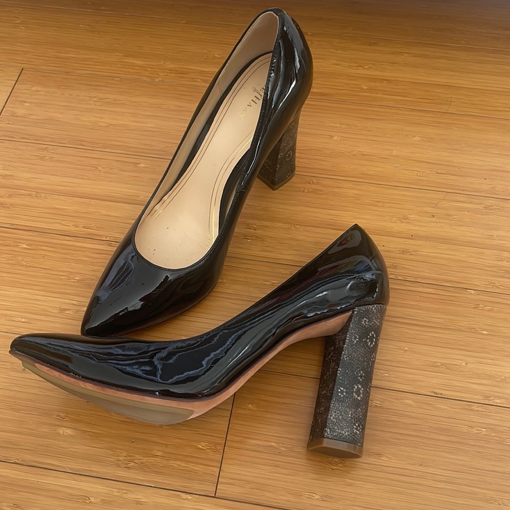 Cole Haan Nike air textured heels